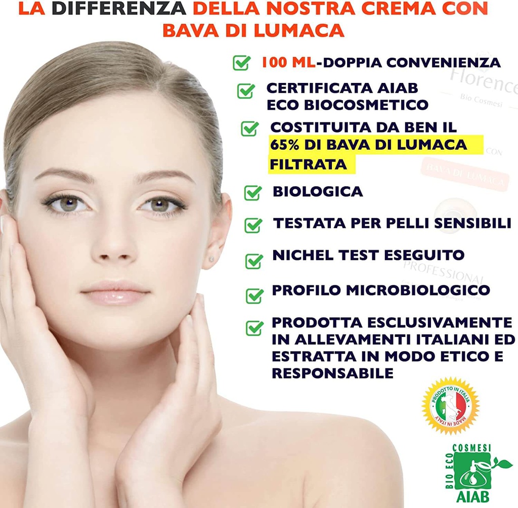 Crema Viso con Bava di Lumaca (100 ml)